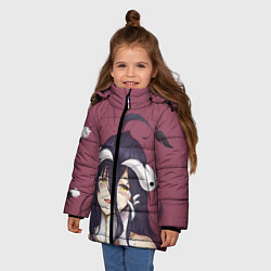 Куртка зимняя для девочки Albedo, цвет: 3D-красный — фото 2
