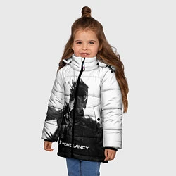 Куртка зимняя для девочки Tom Clancys Soldier, цвет: 3D-черный — фото 2