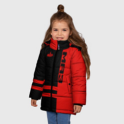 Куртка зимняя для девочки МАЗ, цвет: 3D-черный — фото 2