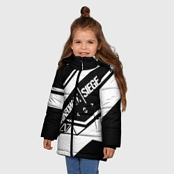 Куртка зимняя для девочки RAINBOW SIX SIEGE R6S, цвет: 3D-черный — фото 2