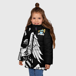 Куртка зимняя для девочки FC Manchester City: Exclusive, цвет: 3D-черный — фото 2