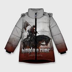 Куртка зимняя для девочки Kingdom Come: Knight Henry, цвет: 3D-черный