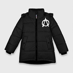 Куртка зимняя для девочки OBLADAET Symbol, цвет: 3D-черный