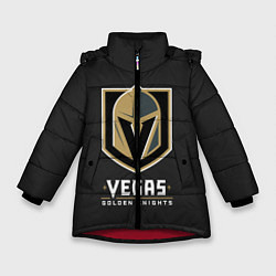 Куртка зимняя для девочки Vegas: Golden Knights, цвет: 3D-красный