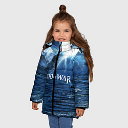 Куртка зимняя для девочки God of War: Sea ​​rage, цвет: 3D-черный — фото 2