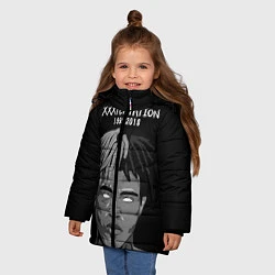 Куртка зимняя для девочки XXXTentacion: 1998-2018, цвет: 3D-черный — фото 2