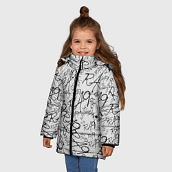 Куртка зимняя для девочки RA9 DEVIANT, цвет: 3D-светло-серый — фото 2