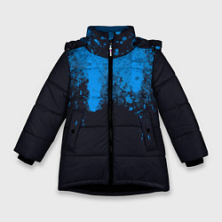 Куртка зимняя для девочки Android Blood: Blue, цвет: 3D-черный