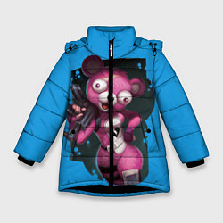 Куртка зимняя для девочки Cuddle Team Leader, цвет: 3D-черный