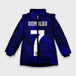 Зимняя куртка для девочки Ronaldo 7: Blue Sport