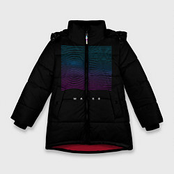 Куртка зимняя для девочки Neon WAVES, цвет: 3D-красный