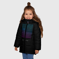 Куртка зимняя для девочки Neon WAVES, цвет: 3D-красный — фото 2