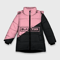 Куртка зимняя для девочки Black Pink, цвет: 3D-черный