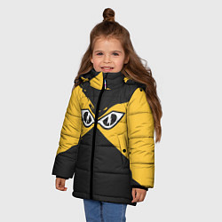 Куртка зимняя для девочки R6S IQ, цвет: 3D-светло-серый — фото 2