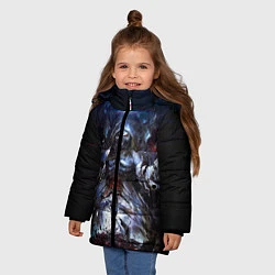 Куртка зимняя для девочки Overlord, цвет: 3D-красный — фото 2