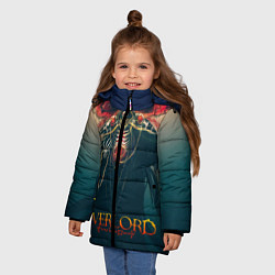 Куртка зимняя для девочки Momonga Overlord, цвет: 3D-красный — фото 2