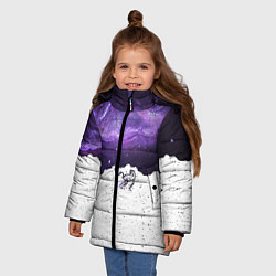 Куртка зимняя для девочки Fortnite: Llama Space, цвет: 3D-красный — фото 2