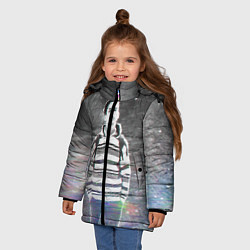 Куртка зимняя для девочки Тима Белорусских, цвет: 3D-черный — фото 2