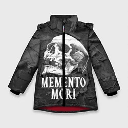 Куртка зимняя для девочки Memento Mori, цвет: 3D-красный