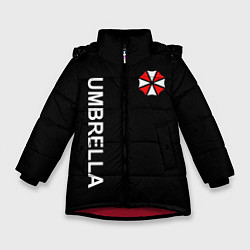 Куртка зимняя для девочки UMBRELLA CORP, цвет: 3D-красный