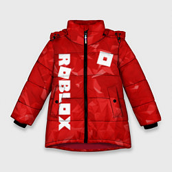 Куртка зимняя для девочки ROBLOX: Red Style, цвет: 3D-красный