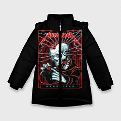 Куртка зимняя для девочки Metallica: Death Storm, цвет: 3D-черный
