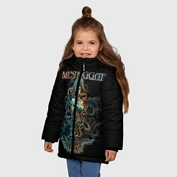 Куртка зимняя для девочки Meshuggah: Violent Sleep, цвет: 3D-черный — фото 2