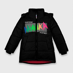 Куртка зимняя для девочки Mishka NYC x Tessa Violet, цвет: 3D-красный