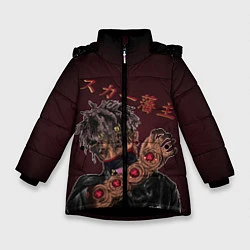 Куртка зимняя для девочки SCARLXRD: Dark Man, цвет: 3D-черный