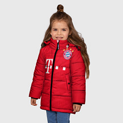 Куртка зимняя для девочки FC Bayern: Home 19-20, цвет: 3D-светло-серый — фото 2
