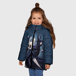 Куртка зимняя для девочки Hollow Knight, цвет: 3D-черный — фото 2
