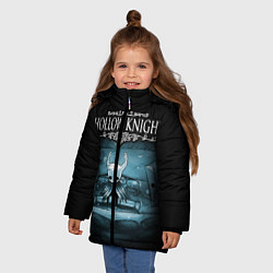 Куртка зимняя для девочки Hollow Knight: Night, цвет: 3D-черный — фото 2
