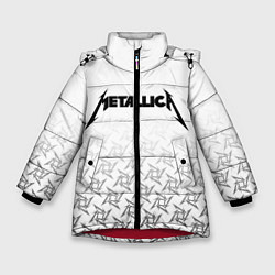 Куртка зимняя для девочки METALLICA, цвет: 3D-красный