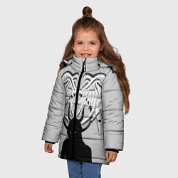 Куртка зимняя для девочки Ghostemane, цвет: 3D-черный — фото 2