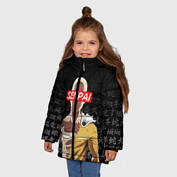 Куртка зимняя для девочки SENPAI ONE PUNCH MAN, цвет: 3D-черный — фото 2