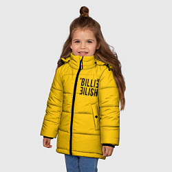Куртка зимняя для девочки BILLIE EILISH: Reverse, цвет: 3D-черный — фото 2
