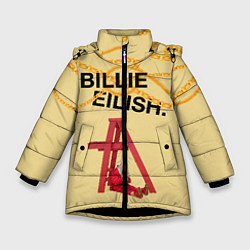 Куртка зимняя для девочки BILLIE EILISH, цвет: 3D-черный