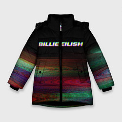 Зимняя куртка для девочки BILLIE EILISH: Black Glitch