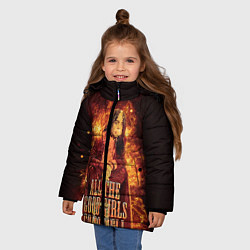 Куртка зимняя для девочки All The Good Girls Go To Hell, цвет: 3D-черный — фото 2