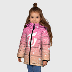 Куртка зимняя для девочки TWICE АВТОГРАФЫ, цвет: 3D-черный — фото 2