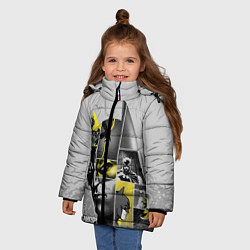 Куртка зимняя для девочки Batman 80th Anniversary, цвет: 3D-светло-серый — фото 2
