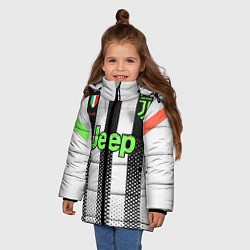 Куртка зимняя для девочки Home 19-20 Palace edition, цвет: 3D-светло-серый — фото 2