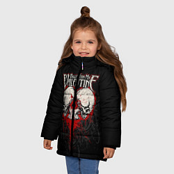 Куртка зимняя для девочки Пуля возлюбленной, цвет: 3D-черный — фото 2