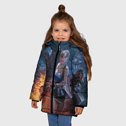 Куртка зимняя для девочки RESIDENT EVIL 3, цвет: 3D-черный — фото 2