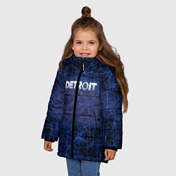 Куртка зимняя для девочки DETROIT:BECOME HUMAN, цвет: 3D-черный — фото 2