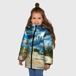 Куртка зимняя для девочки STALKER 2Чернобыль, цвет: 3D-красный — фото 2