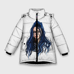 Куртка зимняя для девочки BILLIE EILISH, цвет: 3D-черный