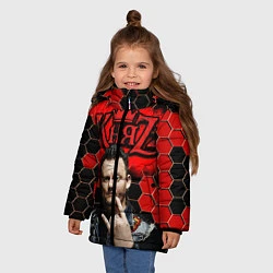 Куртка зимняя для девочки Князь, цвет: 3D-черный — фото 2