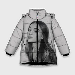 Куртка зимняя для девочки Ariana Grande Ариана Гранде, цвет: 3D-черный