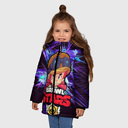 Куртка зимняя для девочки Brawl Stars - Jessie, цвет: 3D-красный — фото 2